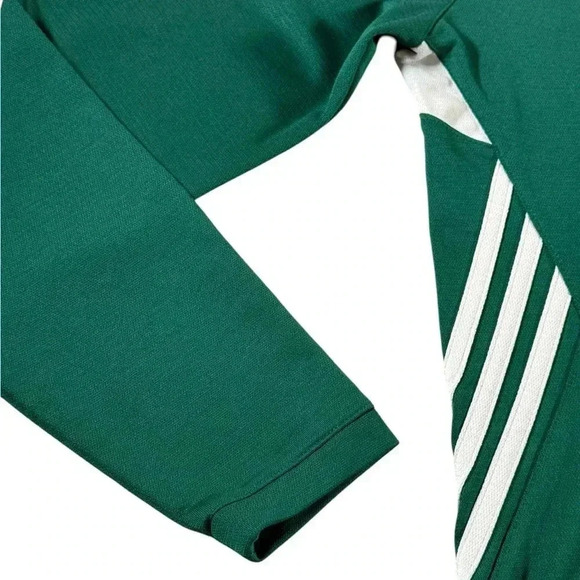 Adidas Beaver Dam Baseball Green 1/4 Zip Pullover Long Sleeve Shirt Adult S - Picture 3 of 10